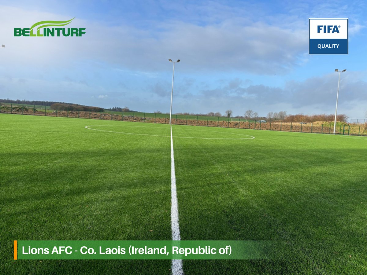 Bellinturfgrass's tweet photo. ๐ More Certified Fields. More Confidence. More Reasons to Choose Bellinturf.
We' re proud to announce that a new football turf field featuring Bellinturf Dual EF50140UP has achieved FIFA QUALITY certification in Ireland!
#Bellinturf #FIFAQuality #ArtificialTurf #FootballTurf https://t.co/bYdG4TxItn