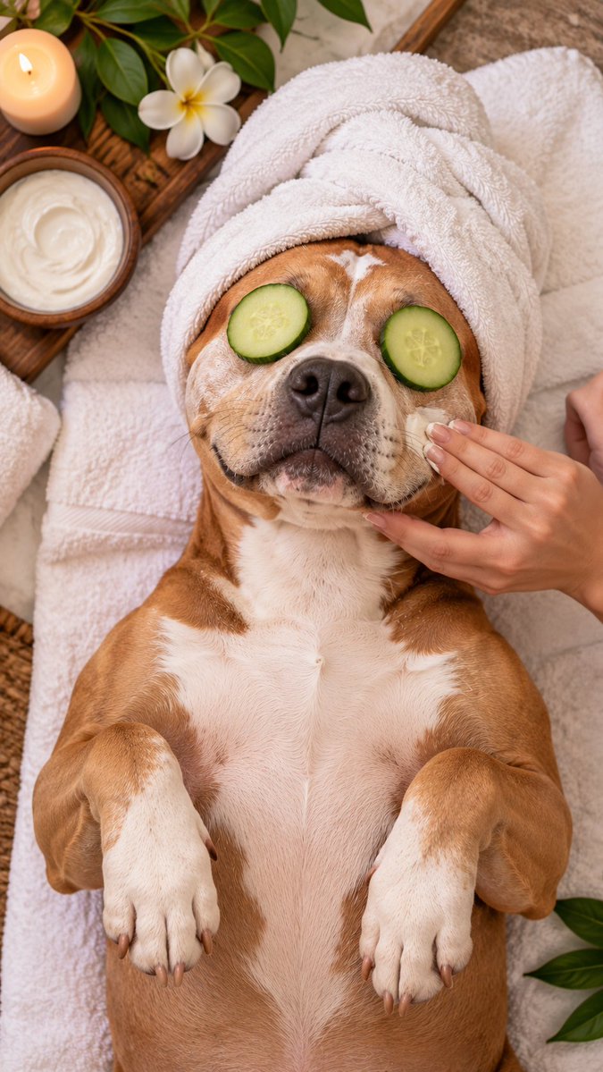 pitbullnationx's tweet photo. Someone is having a better morning than you. 🥒😌
What does your pitbull's perfect day off look like?
Share this with someone who needs a spa day.
#PitbullNation #Pitbulls #PitbullLove #DogLovers
See this Instagram photo by @thepitbullnation https://t.co/yqiGgF4DWj https://t.co/LxjNjaOJwv