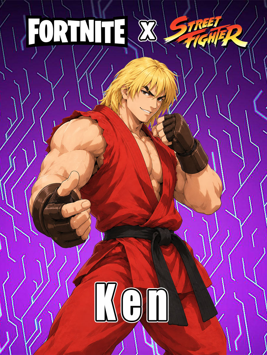 D1Scythe's tweet photo. @Street_Fighter @CONEY @LachlanYT @Lazarbeam That’s awesome but can we get these in Fortnite https://t.co/QqONPJCkLJ