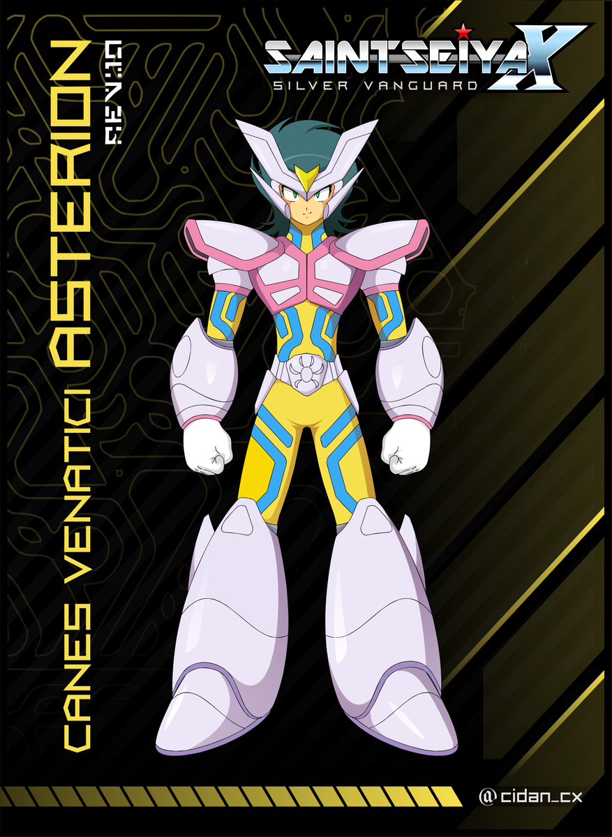 Cidan_cx's tweet photo. Saint Seiya X: Silver Vanguard
Canes Venatici ASTERION https://t.co/72AJJz3V4f