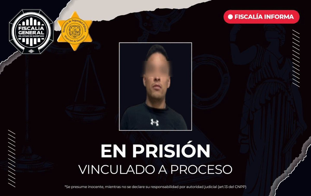 SierraGordaOn's tweet photo. ⚖️🔒 Vinculan a proceso a presunto asaltante de vehículos en la colonia Puertas de San Miguel #SierraGordaOnline

https://t.co/sVU3c5yufF https://t.co/vzmpkoPSmE