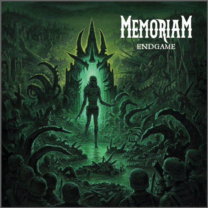 KMANRIFFSMetal's tweet photo. 2⃣0⃣2⃣6⃣: THE UPCOMING TERROR ⚔️ 
➡️January 29th, 2027⬅️

MEMORIAM - Endgame 🇬🇧💢

6th (and final) album from Birmingham, UK Death Metal outfit💢

YT➡️'Nothing More To Say' https://t.co/dbgSddf42o💢*

@memoriamUK #Endgame #DeathMetal @ReaperEntertain #TheUpcomingTerror26 #KMäN https://t.co/X9LOUYW3cx