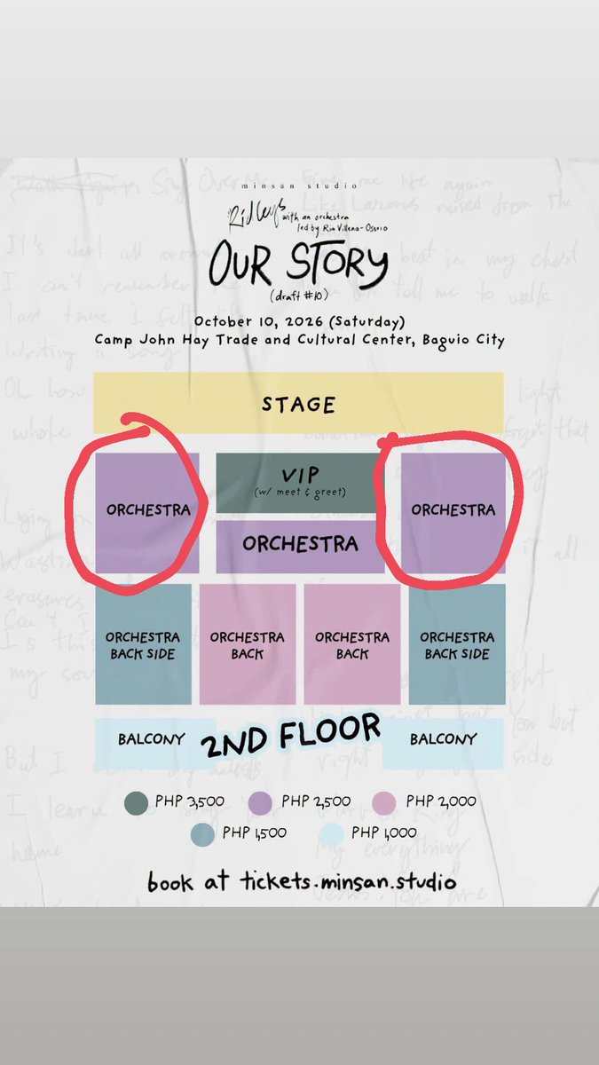 stwobewyjan's tweet photo. wts lfb  ❗❗

The Ridleys #Draft10 in Baguio 
3 Orchestra side ticket
 - Orchestra Sides (3 tickets)
 - Batch 1 in queuing (6pm) so mauuna kayo sa pilaaa

Original Price - 2500/ticket
Selling Price - 2300 (last price)

tags: The Ridleys Draft10 Concert Orchestra Side https://t.co/Y8oto7SWLB