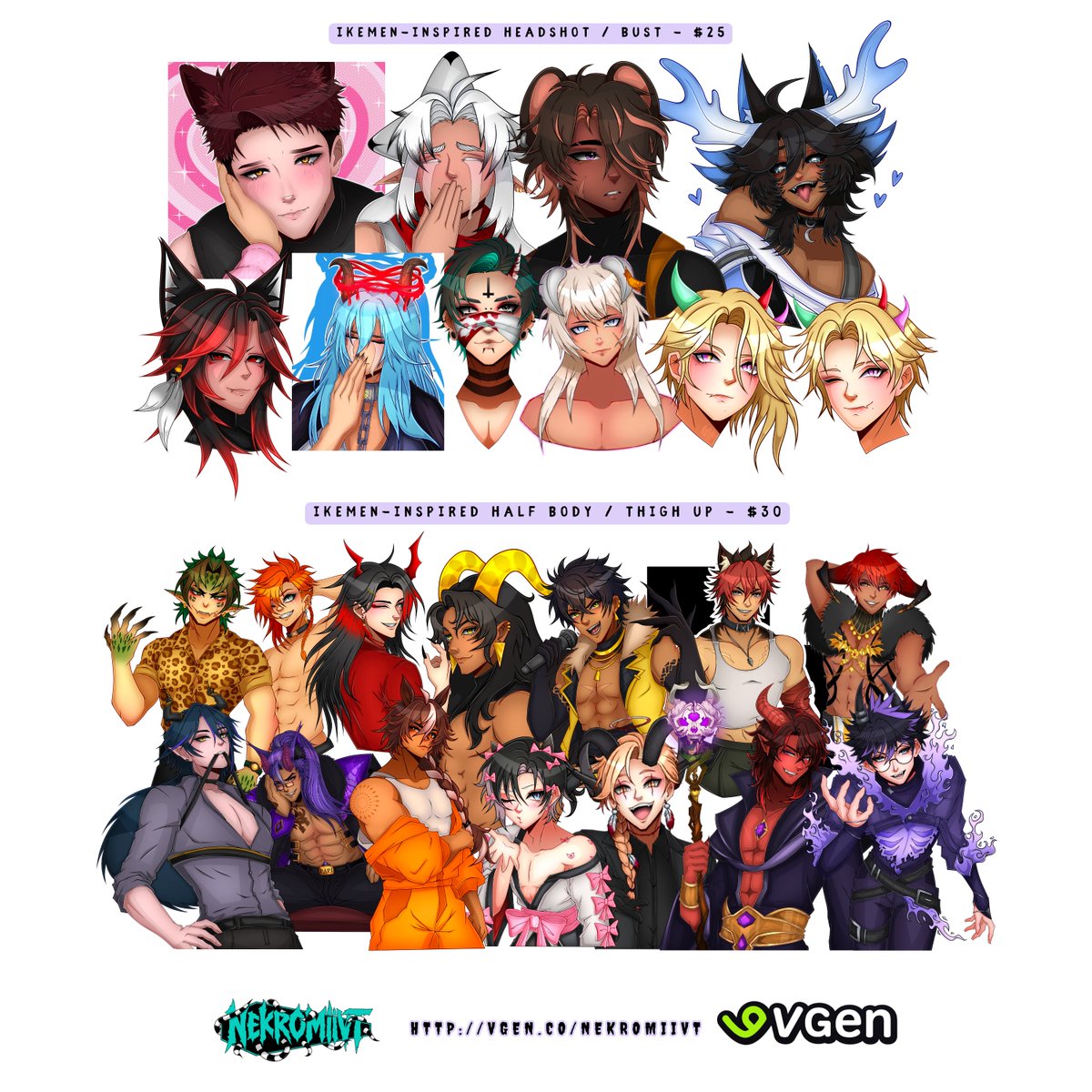 nekromiivt's tweet photo. (っ´ཀ`)っ C0MMS OPEN SOON!!

I'll be accepting my current waitlist tomorrow ♡

New waitlist will open Sunday, first come first serve!!

New prices do NOT affect current waitlisters !!

likes + rts appreciated ♡

🪦 https://t.co/i9W8ePj4cZ https://t.co/HWKPt80Yb1