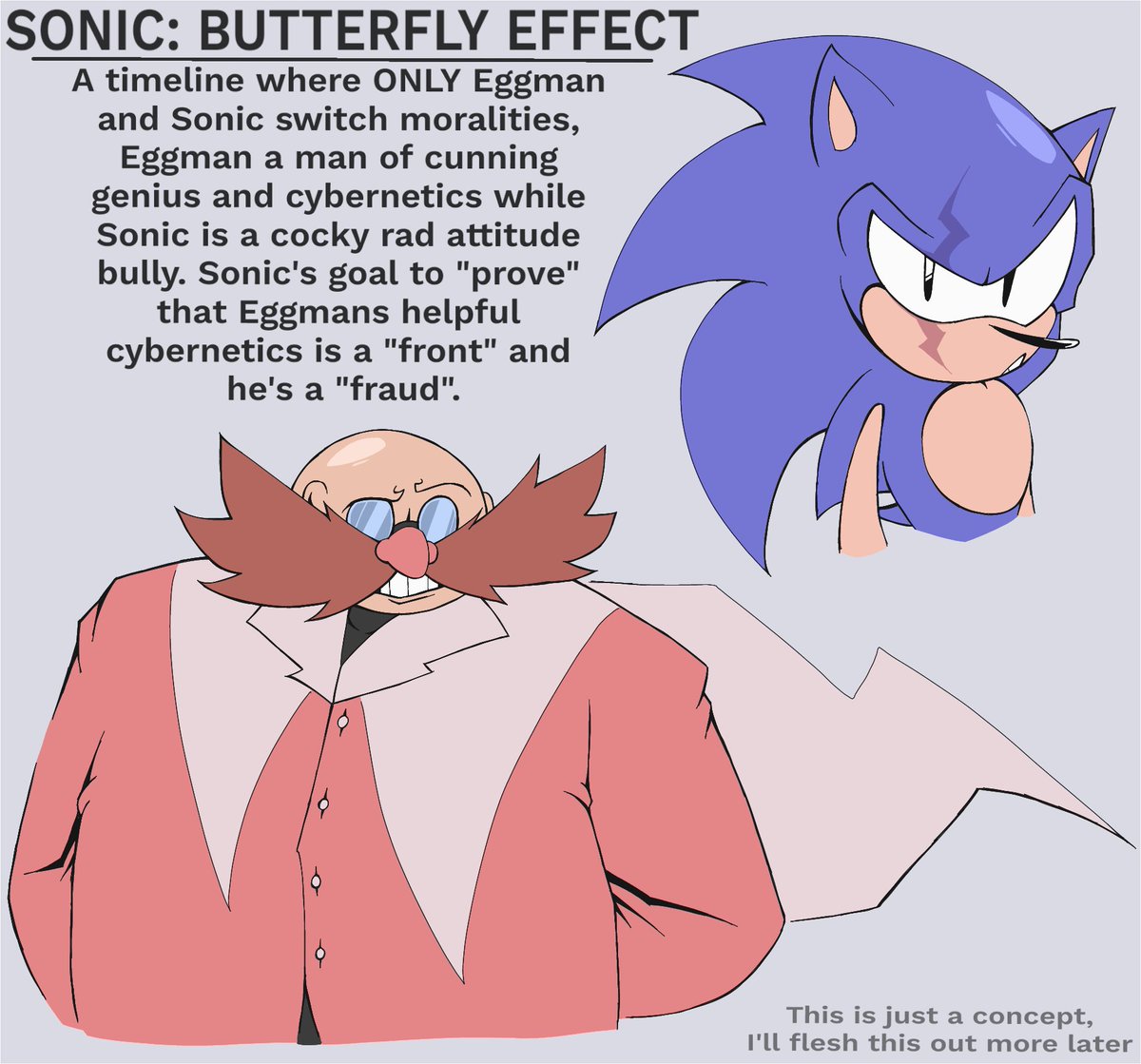 JadeSurename's tweet photo. My 180 Sonic concept

#jjsonicbutterflyeffect #sonic #sonic180 https://t.co/XVVKWCwtvh