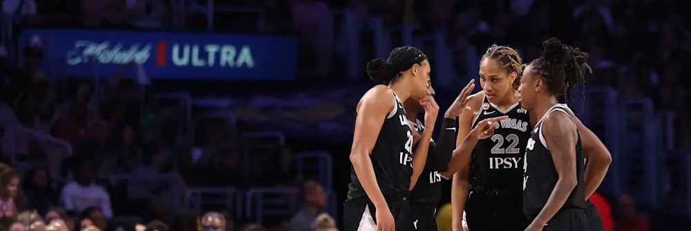 oddscheckerUS's tweet photo. Game 3 tip-off is minutes away in Las Vegas! 🏀

The Golden State Valkyries hold a commanding 2-0 series lead and look to punch their ticket to the WNBA Finals, while A'ja Wilson and the Las Vegas Aces fight to keep their season alive!

Do the Valkyries complete the sweep, or do the Aces protect home court to extend the series?

Game 3 breakdown & prediction 👇
https://t.co/8z2T5Cs6jp