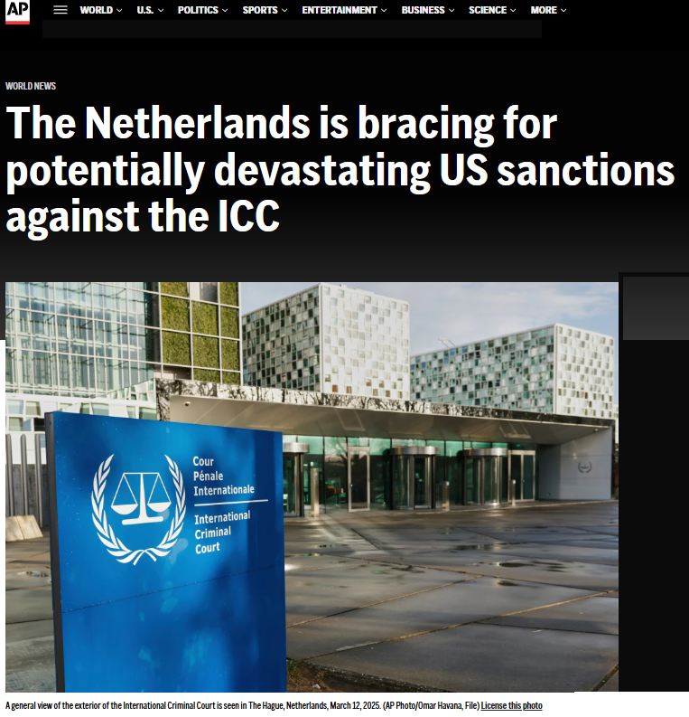 RWwatchMA's tweet photo. @SecRubio US enacted war crimes and crimes against humanity law  in 1996 based on int'l conventions like the Geneva Conventions https://t.co/jRwcz93XgX #mapoli

For whom is Trump admin attacking @IntlCrimCourt personnel, @VladPutin_EN, @netanyahu or Hamas? @normfinkelstein @FranceskAlbs https://t.co/vlXKHYKJcZ