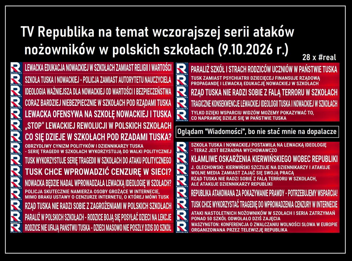TomaszDC89's tweet photo. @TomaszSakiewicz Wolność słowa? U was? To chyba jakiś nieśmieszny kurwa żart!

To nie jest wolność słowa!
To jest pieprzony ściek i próba wywołania paniki w kraju przy pomocy hejtu, fejków i manipulacji.

To że jeszcze nadajecie, to jest straszliwy błąd systemu. https://t.co/R8tsIk5hPB
