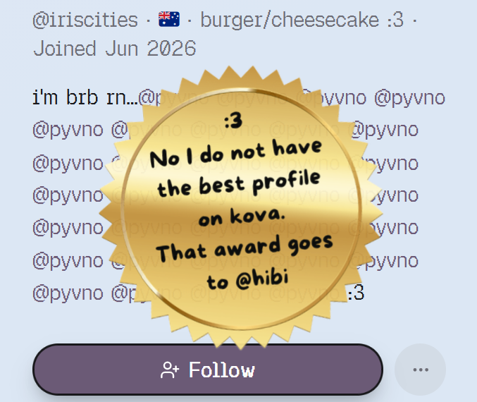iriscities's tweet photo. @hibiVerniy how do i give an award to you https://t.co/DJ3Rv9pYVP