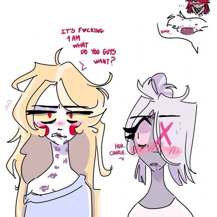 jennyrobb90's tweet photo. #hazbinhotel #charlie #vaggie https://t.co/DUkcJB6n5x