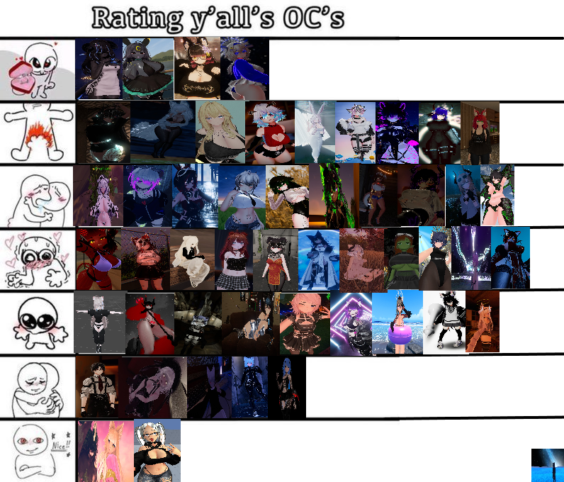_JONAR_'s tweet photo. here is mine and @alias_somber @Vulkanpilotz rating for you guys (if you your tier 4 and up plz dm me i would love to collab) https://t.co/ed96m9hGNY