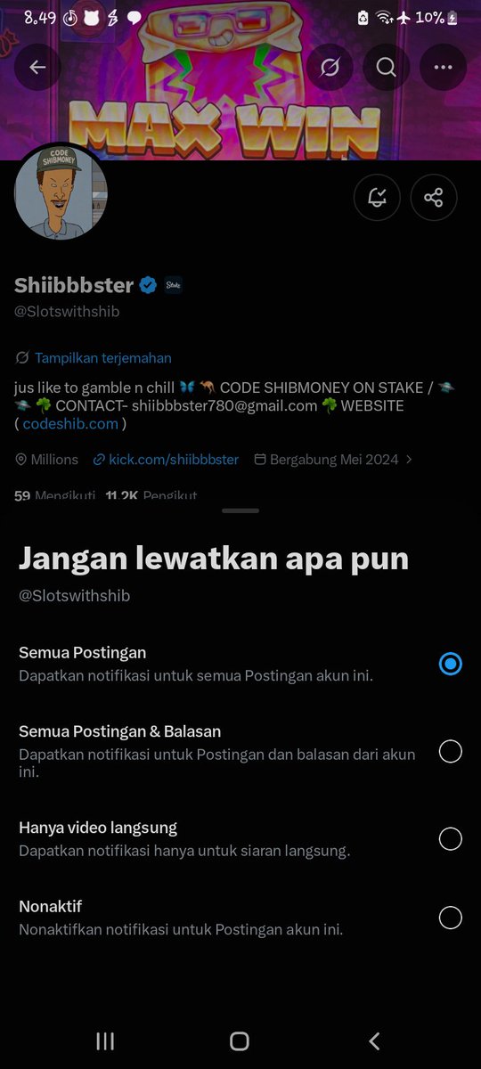 Jimjimjam9's tweet photo. @ShazOnChain @Slotswithshib https://t.co/CQpFEiLxCD