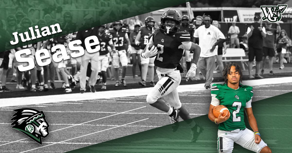 WGWarriorFB's tweet photo. Julian Sease with an 18 yard TD, Grove up 35-7 https://t.co/0unUjIoNd9