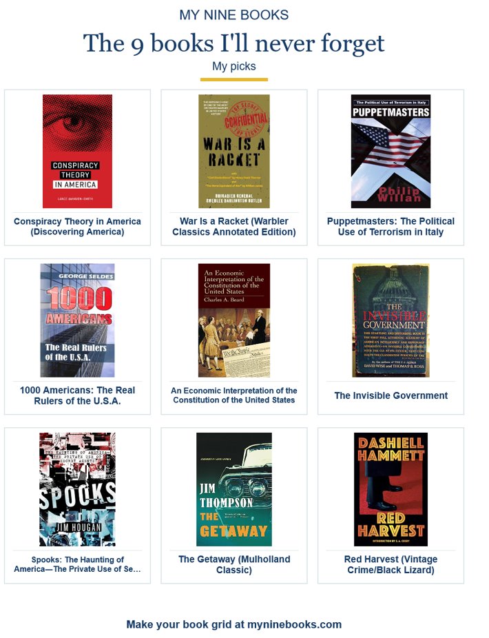 CommentCreator's tweet photo. I read the classics. #MyNineBooks https://t.co/lNxPe1qPAe