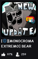 didskengupdate's tweet photo. BEARSTAR NEWS (TD)

BEAR Tower Defense has now also received a custom icon (and name) only visible to Spanish players as indication of the game having official Spanish translation! https://t.co/R7MYc4LYpm