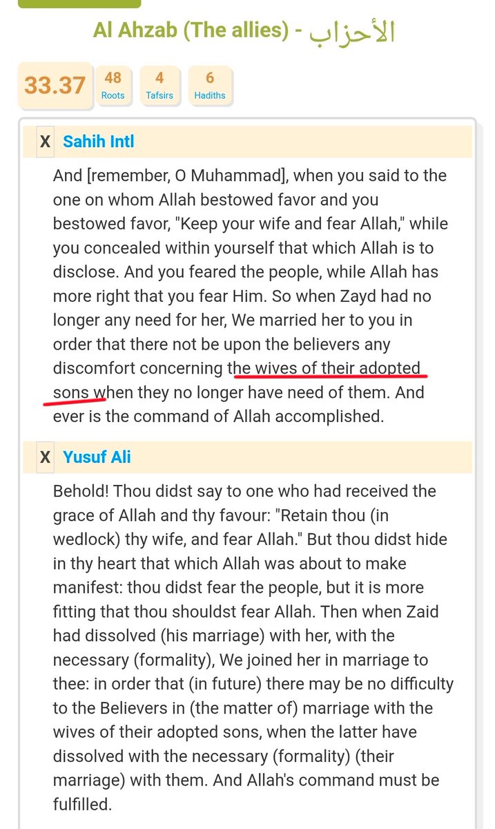 akinbodefemi3's tweet photo. @SSGRETURNS @SundayMorngfrg @stanizman @raph_su 5. Muhammad was using his god, Allah, to gratify his evil self-desires. He married more than 4 wives he specified for Muslims. He took the wife of his adopted son. He slept with slave women and said Allah made it lawful. He married Aisha at age 6, saying Allah commanded it. https://t.co/fPM64vz9hc