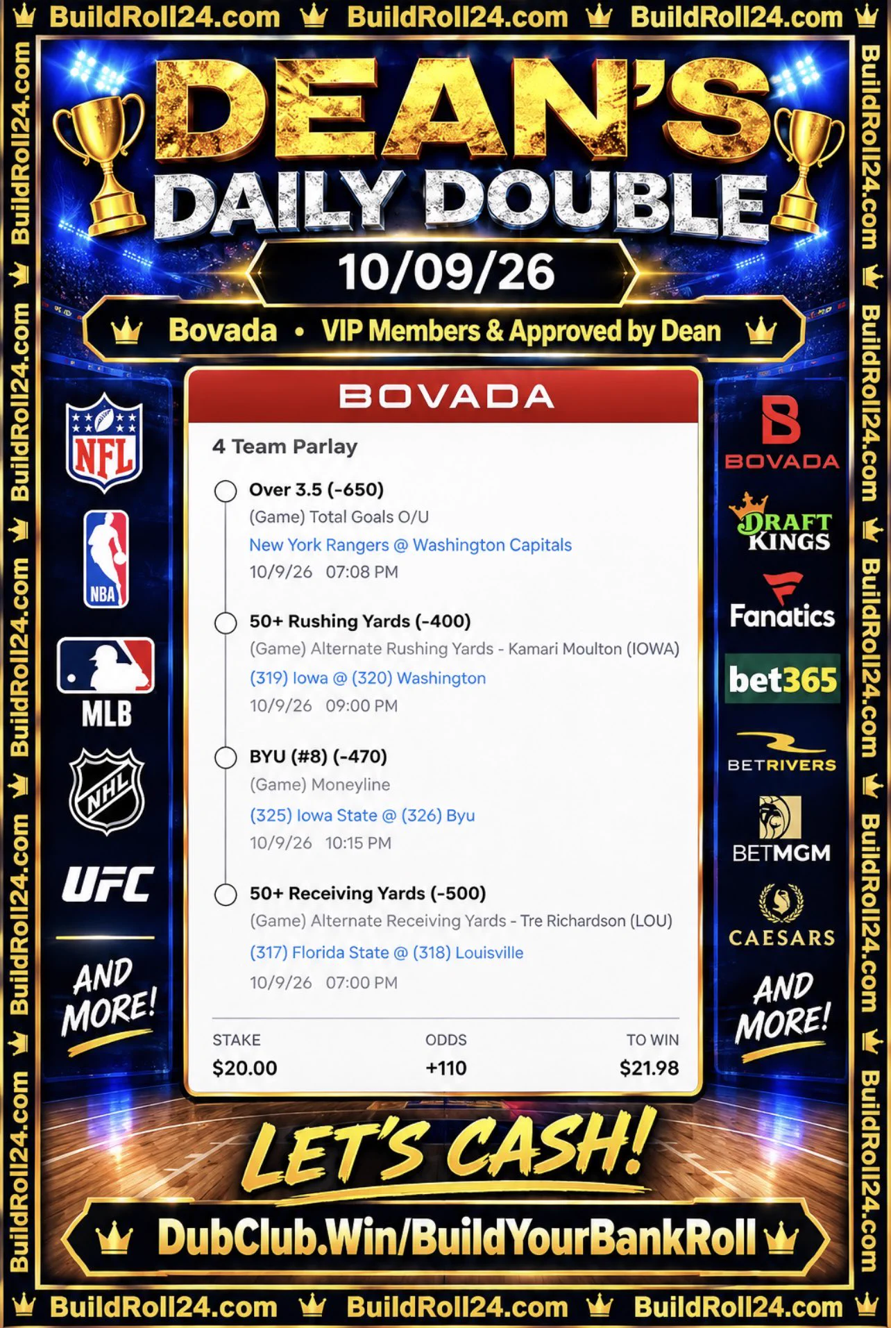Build Your Bankroll on X: 