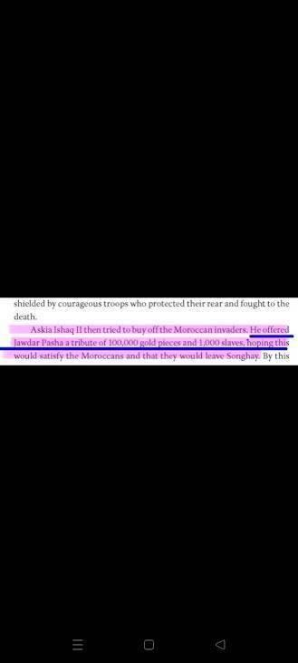 RebeuAmghar4dx's tweet photo. L'argument disant que le Sahel a bloqué l'or est détruit par les textes de l'époque. Face à l'invasion, l'Empereur du Songhaï (Askia Ishaq II) a totalement paniqué et a tenté d'acheter le départ des Marocains en leur offrant immédiatement 100 000 pièces d'or. https://t.co/jIBs6qMwJI