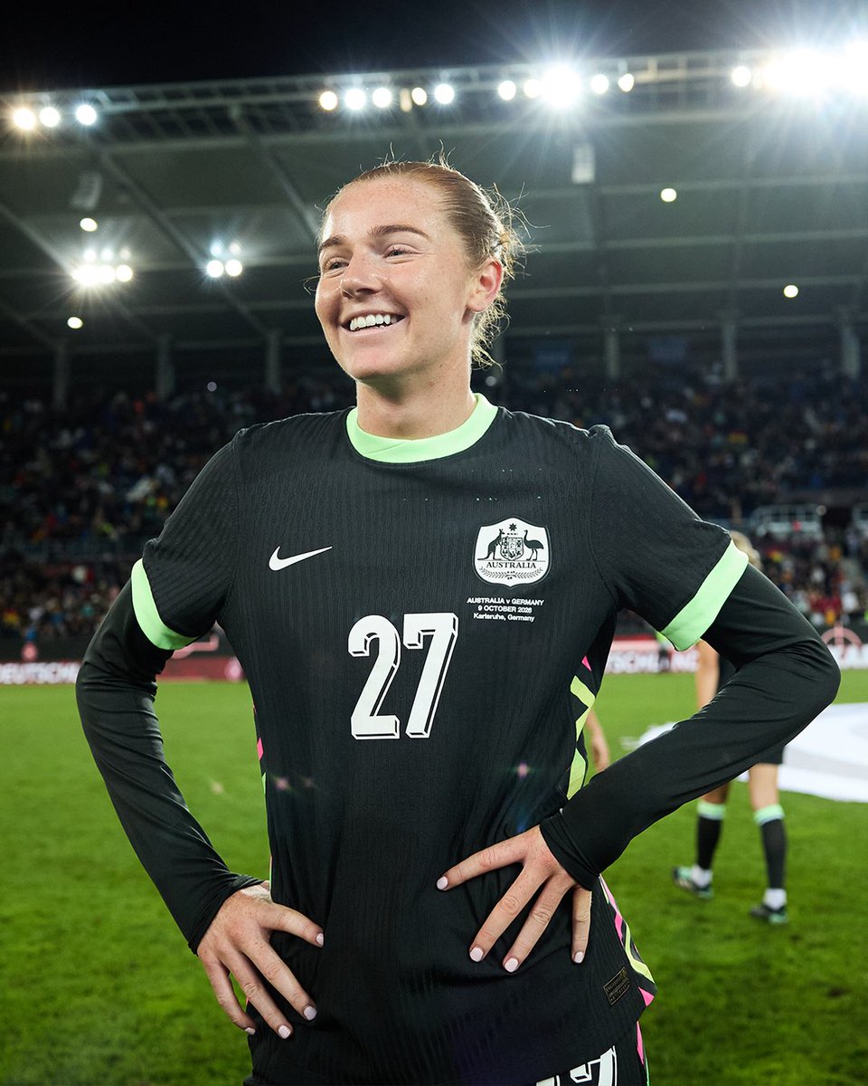 TheMatildas's tweet photo. Cap No. 2️⃣4️⃣4️⃣ 🧢

Welcome to the family, Tori! 👏

#Matildas #GERvAUS https://t.co/tN9poK7NcB