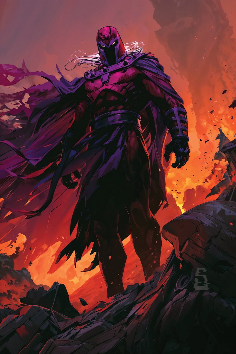 thesynthographr's tweet photo. Magneto: Survivor, X-Men Series https://t.co/x9PgRTRlal
