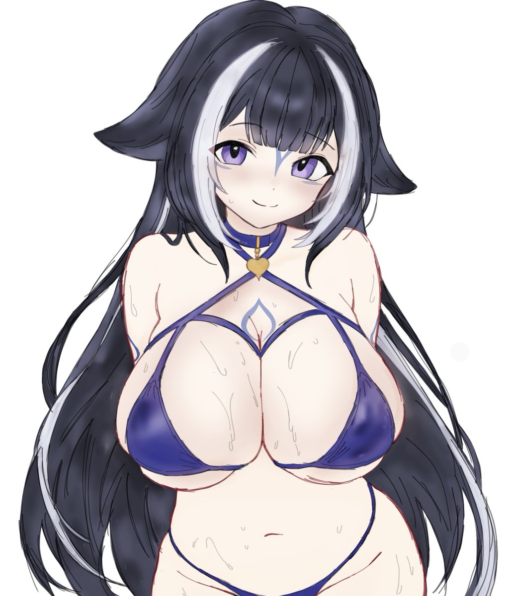 Malach7te777's tweet photo. #ShylilyArt 
#Shylily 
#vtuber 
#vtuberfanart 
#envtuber
#animefanart 
#orcat
#swimsuit #bikini
#digitalart
 #シャイリリー
 #Vtuber #ブイチューバー 
#ファンアート
#アニメイラスト
#水着   
#ビキニ https://t.co/4X3jNaueGs