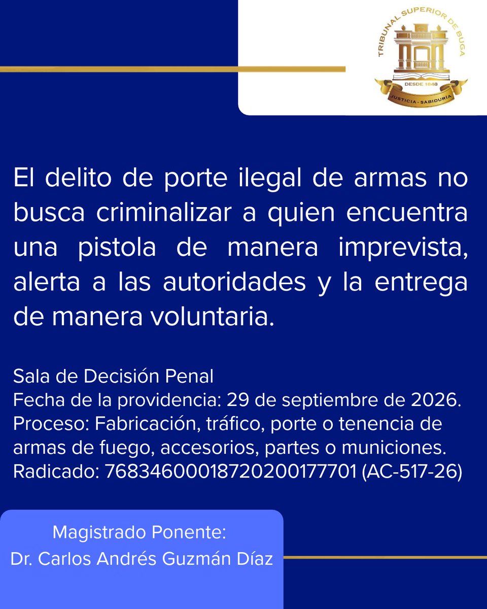 Trib_Sup_Buga's tweet photo. Enlace de la providencia: https://t.co/efZ4mLKHu4 https://t.co/PSoWHTSEeR