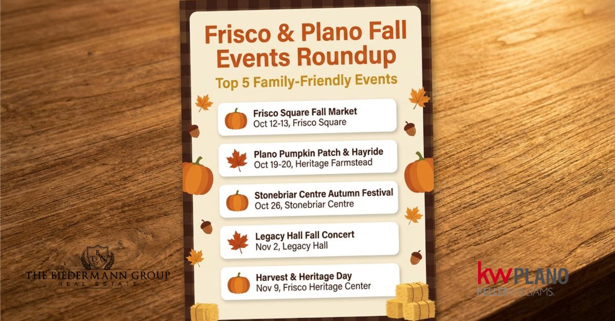 biedermannkw's tweet photo. Frisco & Plano Fall Events Roundup 🎃
#localevents #realtor #friscoevents #planoevents #localrealtor https://t.co/1g4LHgPFBc