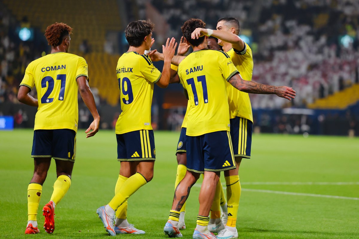 AlNassrFC's tweet photo. ثلاث أهـداف .. ثلاث نقـاط 💛 https://t.co/1wVrSkuEKm