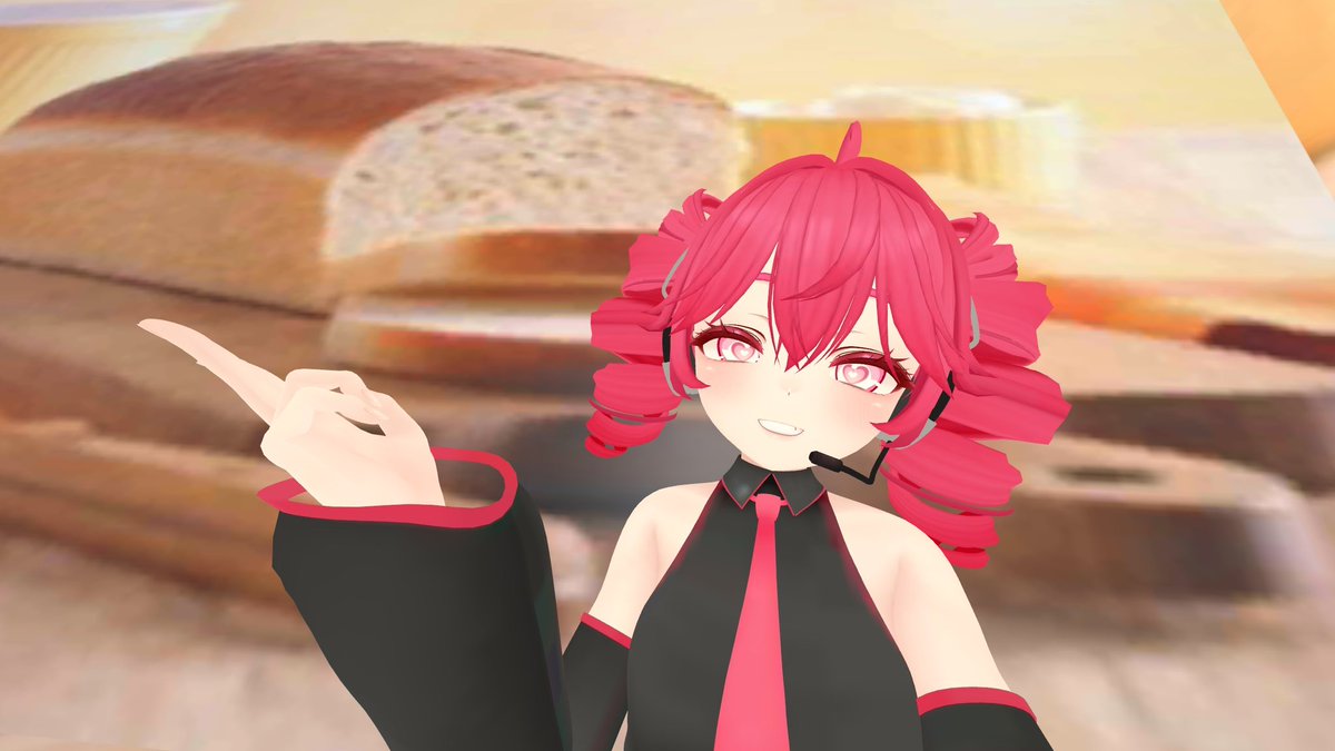 SongbirdXayah's tweet photo. Teto~ 🥖❤️✨

#VRChat #VRPhotography https://t.co/1QUp0Skp6e
