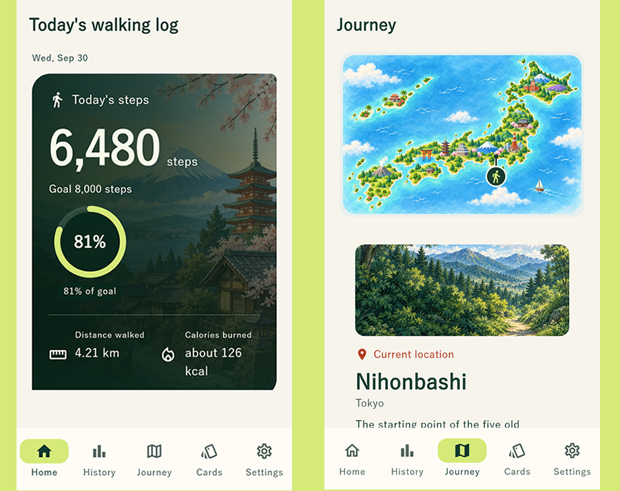 chopplicom's tweet photo. 🚶Turn your daily steps into a journey around Japan! 
Our new FREE Android pedometer is here!

🗾 Explore all 47 prefectures
🎨 Collect 360 watercolor cards
📍 No GPS needed!

🔽Free on Android
https://t.co/3rEr6300vJ

#Pedometer #Walking #Japan https://t.co/d7kfXAbgUM