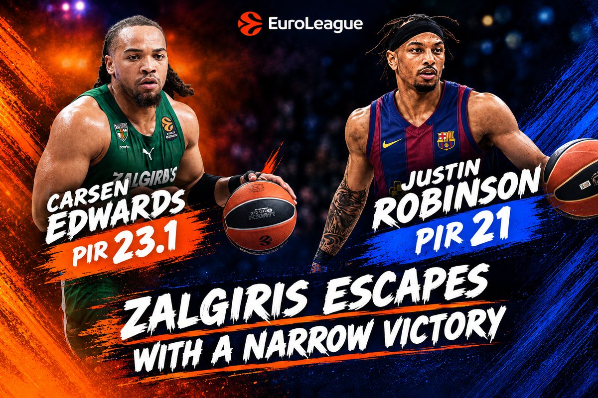 RealHoopersHub's tweet photo. 🏀 Zalgiris survive the thriller 🏀

#EuroLeague #EveryGameMatters #EuroleagueFantasyChallenge https://t.co/VeVyPXqEWs