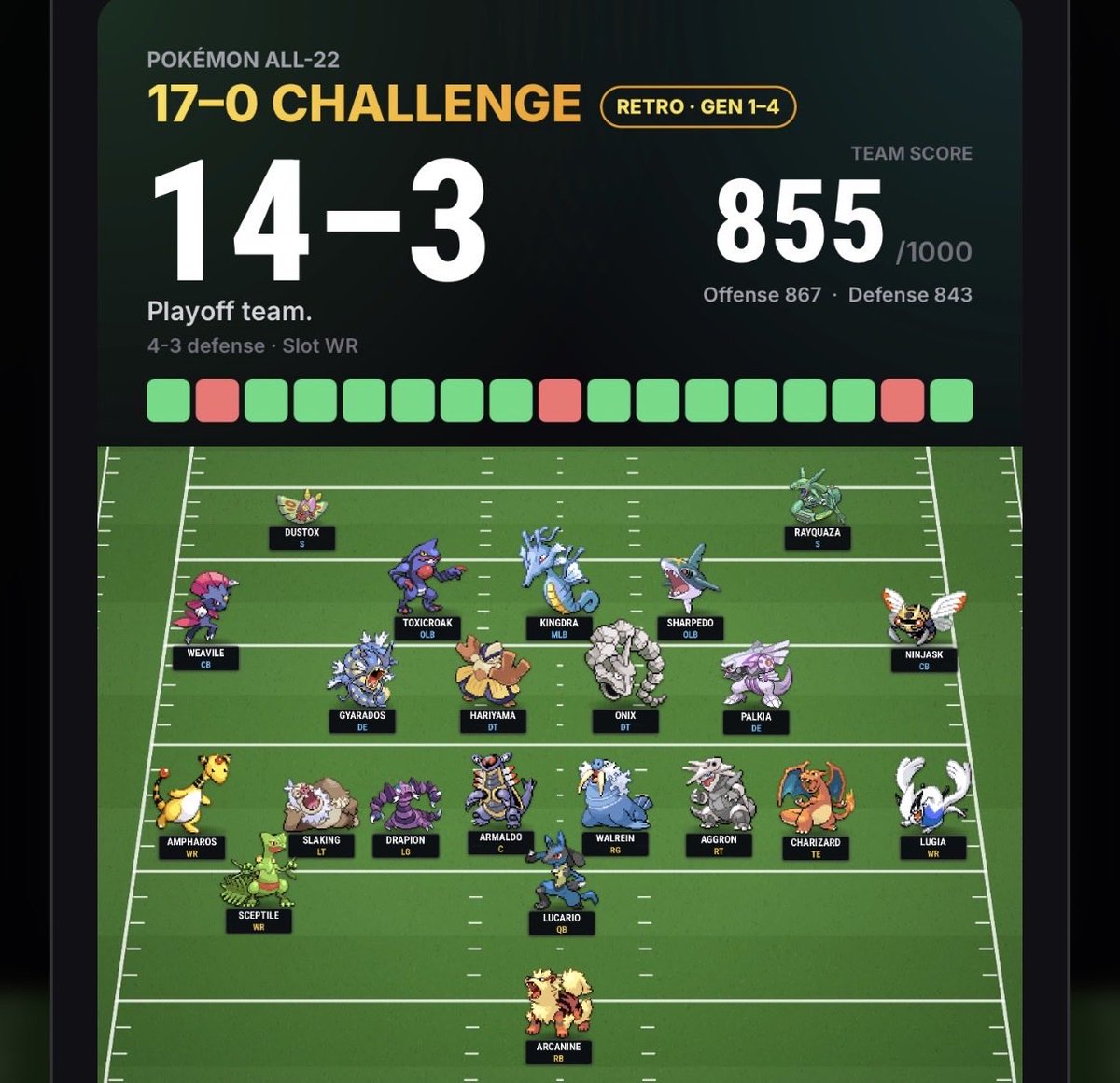 BIGSW00SH's tweet photo. Lugia would be an insane WR1. I’m not sure how teams are going to throw to Rayquazas side #all22pokemon https://t.co/CQCq85Ut56