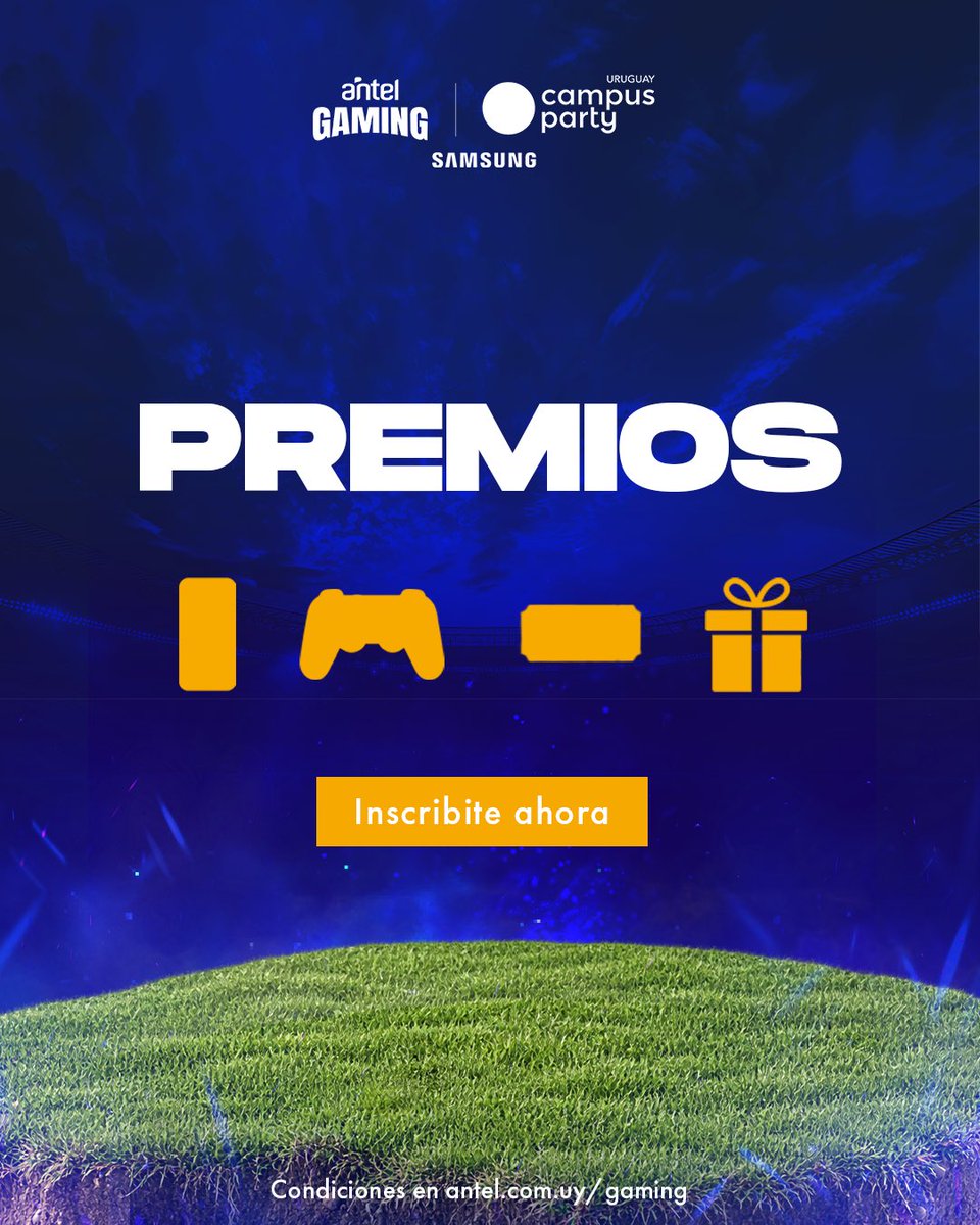 AntelDeTodos's tweet photo. ¡El camino al Showmatch empieza ahora!
Se viene el clasificatorio de EA SPORTS FC en Antel Gaming y el Showmatch te está esperando.
hasta el 16/10 a las 17h.
Torneo Online
Solo los mejores llegarán a la gran final.
 
Dejá todo en cada cruce y acercate a la gran experiencia de Antel Gaming
 
Inscribite ahora en la web de antel