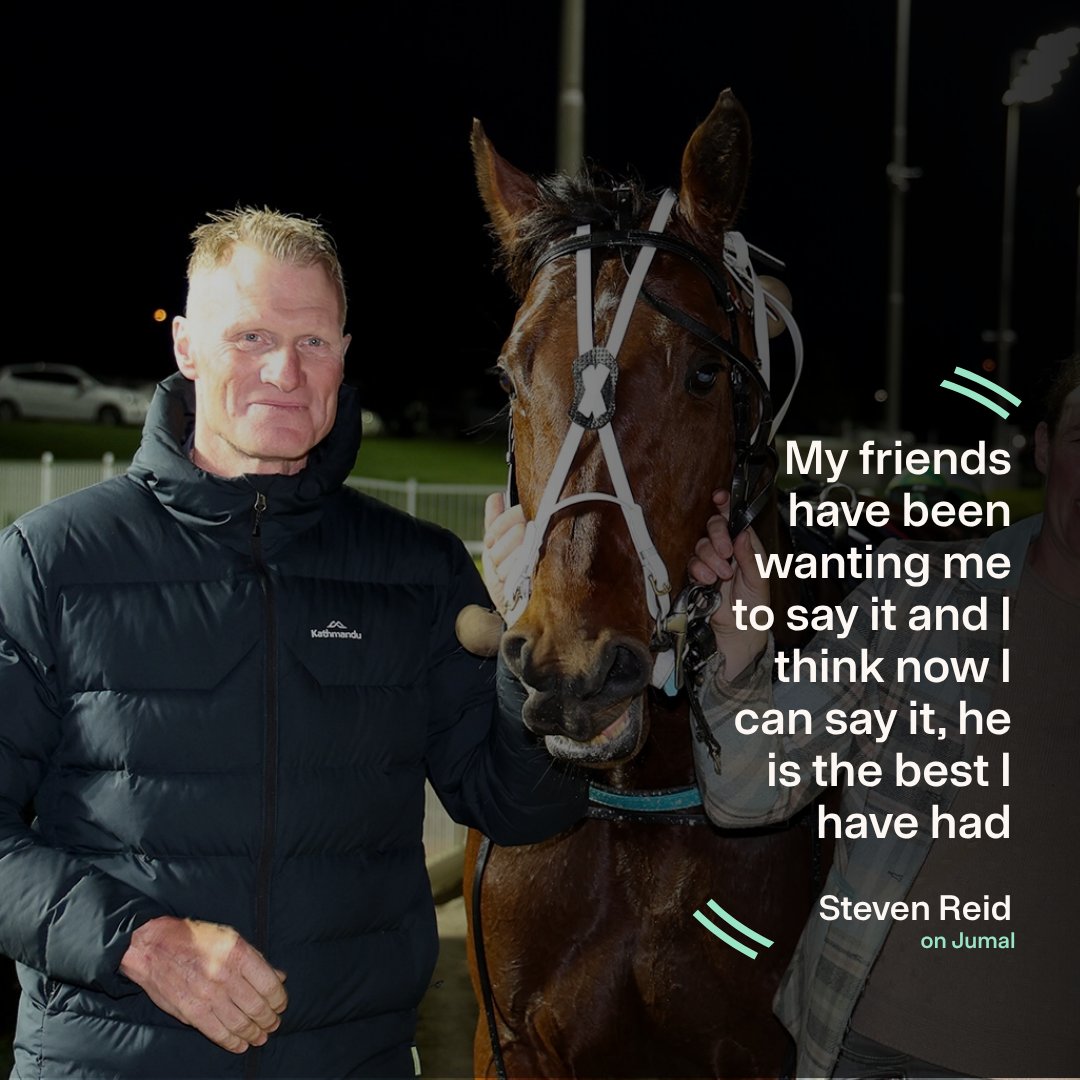 HarnessRacingNZ's tweet photo. Jumal has some pretty big shoes to fill!

After another stunning Group 1 performance at Addington last night, trainer Steven Reid has made a huge call about his talented three-year-old.

https://t.co/j1pliITVmt https://t.co/KC8Ui8q80I