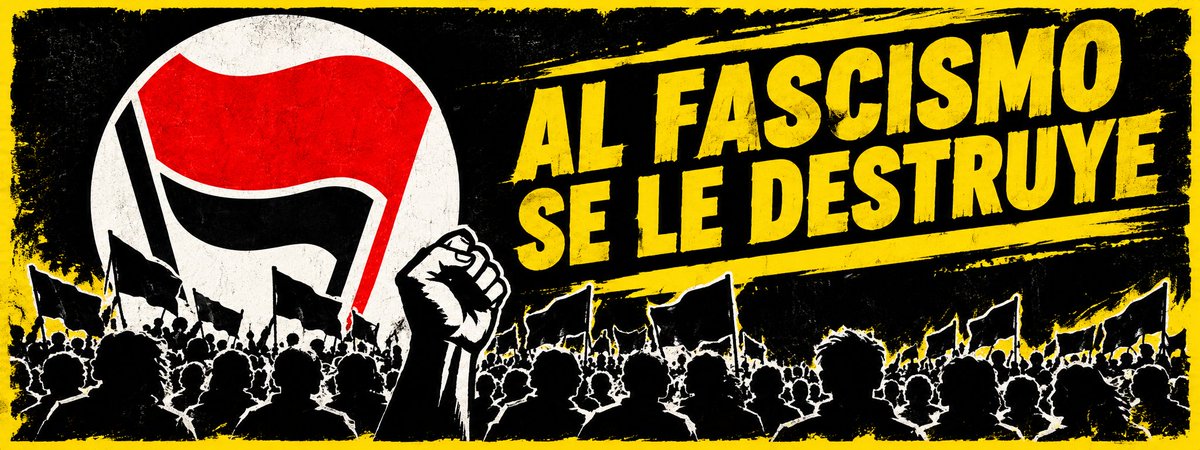 RedAntifas's tweet photo. El fascismo siempre teme lo mismo:
Un pueblo que piensa, que se organiza y que pierde el miedo.

Por eso siembra odio, divide a los trabajadores y señala al más vulnerable.

Que les quede claro:
Cuando el pueblo se une, el fascismo retrocede. ✊

@RedAntifas https://t.co/9MjHWLE1gm