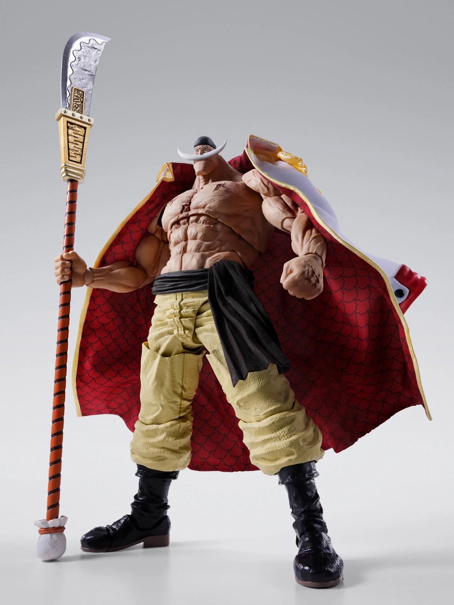 OPMerchandise's tweet photo. Product photos for S.H.Figuarts Edward Newgate (Whitebeard) Marineford.

#OnePiece https://t.co/mWpPLMLeVI