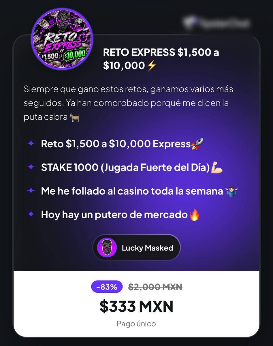 reypicks1up's tweet photo. 🐐💥 MIS BROS, ¿VAMOS A DESBLOQUEAR EL RETO ESCALERA DE LUCKYMASKED? 🔥💸

❤️ +66 ME GUSTA Y 🔁 RT Y LO SOLTAMOOOOS 🚨👀

¡A MOVERLO, FAMILIA! 📈💰

👇 GRATIS AQUÍ 👇
https://t.co/yh6834Ogi3 https://t.co/KakaCENCAQ
