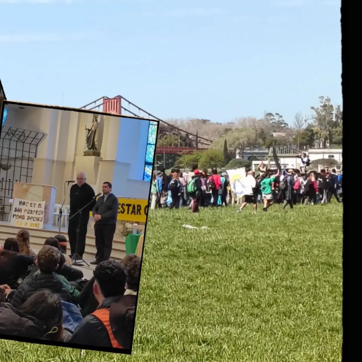 infocanossiane's tweet photo. 58th #InvasiónDePueblos in Necochea 🙌 From Sept 25 to 27, over 700 young people from the 7 diocesan zones shared days of prayer, mission and friendship. #MJD 
The Canossian Sisters accompanied the young people through Sister Verónica, Sister Edel, Nina and Sister Margarita. 💛 https://t.co/32YGnJlv1j