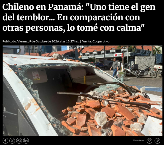WillowTheWasp's tweet photo. Terremoto en Panamá

Panameños: 😱😩😭
Chileno en Panamá: 🗿🚬 https://t.co/5iZLfoQAE3