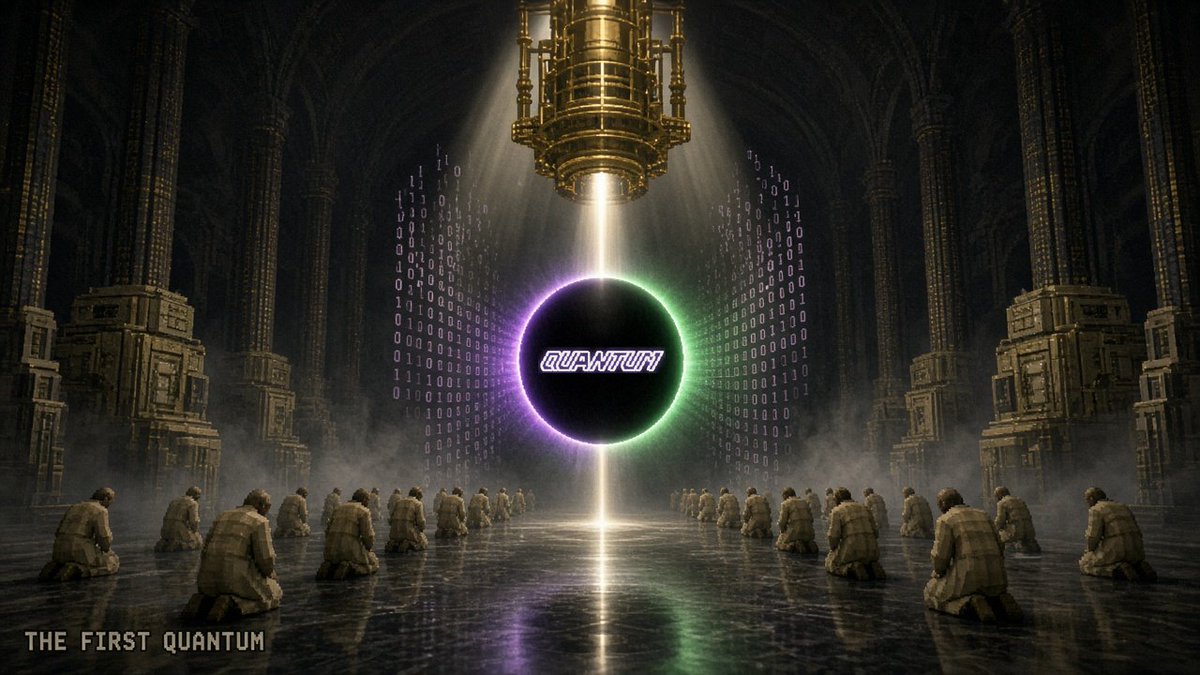 QuantumCoin_sol's tweet photo. The quantum play of this cycle isn't a launchpad.

It's Quantum.

The first token born inside a quantum machine, and it's named exactly what it is.

That's the narrative.

$QUANTUM https://t.co/thXbu1asWF