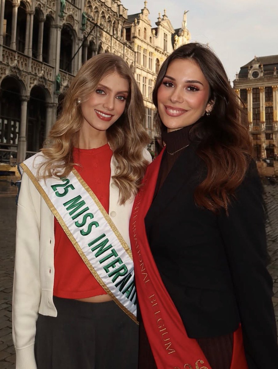 MissInterOrg's tweet photo. 🇧🇪 🇪🇸 🇵🇹 🇬🇧 Catalina Duque wrapped up her European Tour with a lot of wholesome memories!  The reigning Miss International 2025 is set to fly to Mexico next week for the Mexico Fashion Week.  Note that Catalina also walked for NYFW and Paris Fashion Week just recently. https://t.co/U2jIsuN8uI