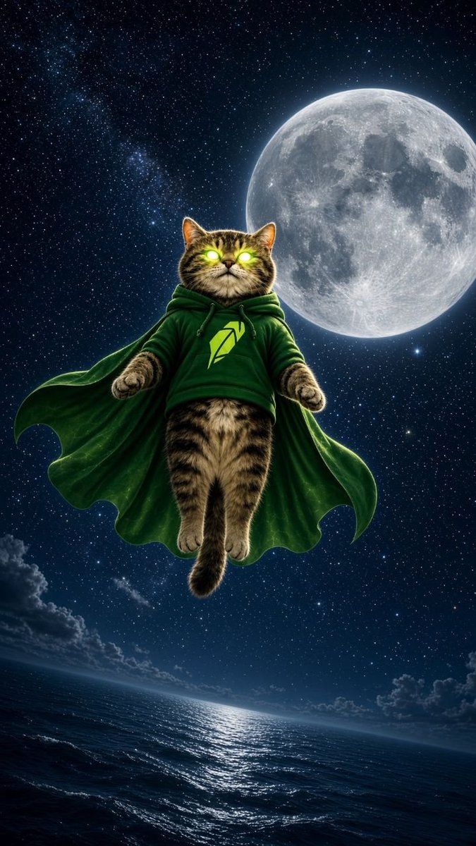 _Uptober's tweet photo. The moon is full. The cat is ready. The $UPTOBER spirit never dies. 🌕 https://t.co/nwiQ6b28GR
