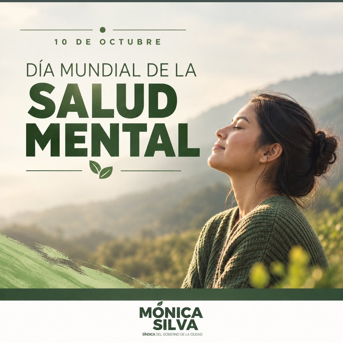 msilvaruiz's tweet photo. La salud mental es un #DerechoHumano fundamental y universal que forma parte integral del derecho a la salud.💚

Todas las personas merecemos ser escuchadas, recibir atención y vivir sin estigmas ni prejuicios. 
Promover el bienestar emocional es una responsabilidad que nos involucra a todas y todos.