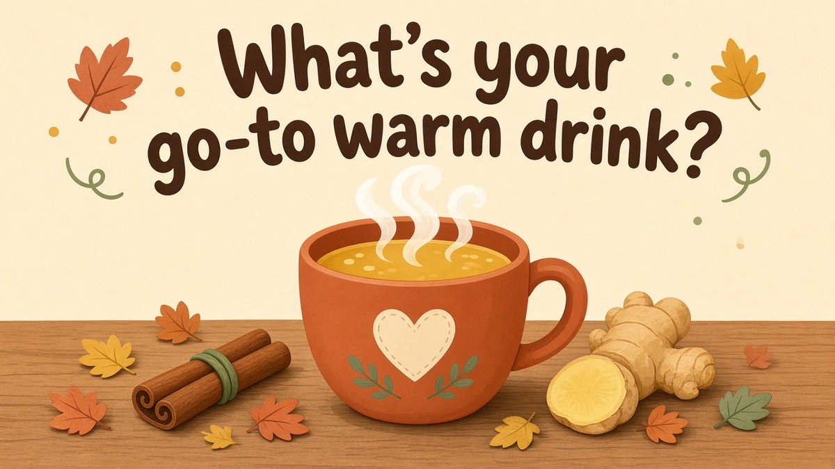 drarlinisingh's tweet photo. Cool mornings have me reaching for something warm before the day starts. 

In Ayurveda, warm drinks land easier on digestion than ice-cold ones this time of year.

What’s your go-to warm drink right now? https://t.co/bniMWAiflE