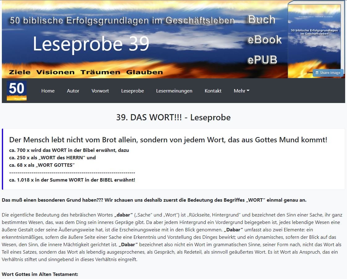WISSENAgentur's tweet photo. #Leseprobe: #Buch #eBook 50 #Erfolgsgrundlagen Kapitel 39. DAS #WORT! Der #Mensch #lebt nicht vom #Brot allein, sondern von jedem Wort, das aus #Gottes #Mund kommt: https://t.co/Yw0OsF9vnR https://t.co/oAbxhu1Hg5