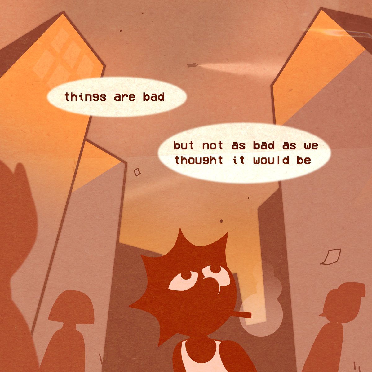 alistairdraws's tweet photo. robbie &amp; the future 🚬 (1/4) #comic https://t.co/x9P9iD0tF5