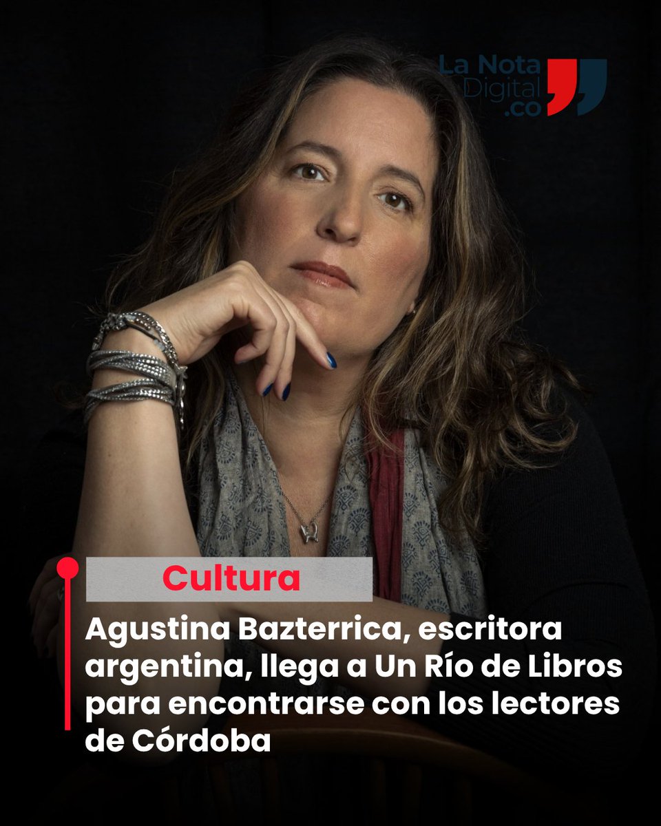Lanotadigitalc's tweet photo. #Cultura #Literatura
La undécima edición de Un Río de Libros contará con la visita de la escritora argentina Agustina Bazterrica, una de las voces más reconocidas de la literatura contemporánea latinoamericana por su narrativa distópica.
Mira la noticia completa aquí👇
https://t.co/e714KF4CxF