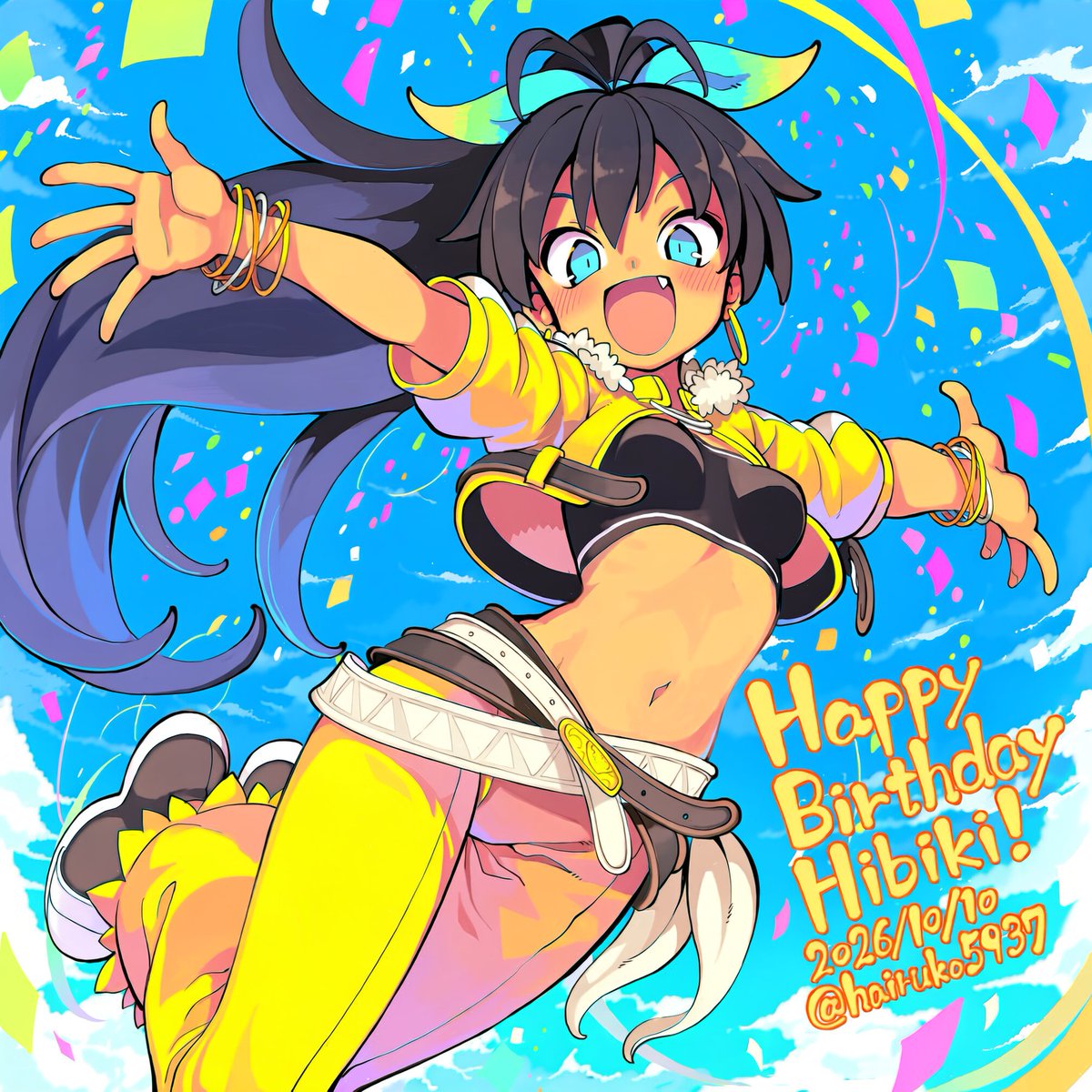 hairuko5937's tweet photo. 永遠のエネルギー、パワフルな歌姫・響、お誕生日おめでとう！✨🎉
#我那覇響生誕祭2026
#我那覇響誕生祭2026 https://t.co/2pNLA0RyPe
