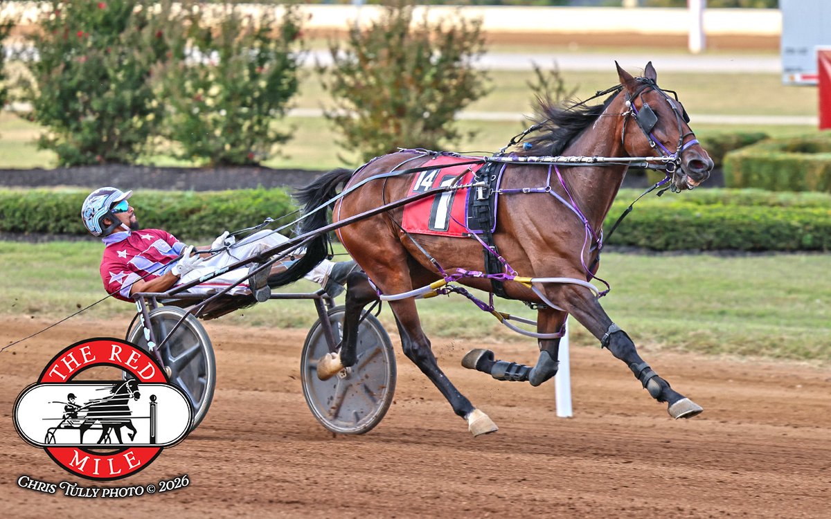 RedMileHarness's tweet photo. TAILS AWAY sailed away to victory in the $11,000 NW3000 conditioned pace in a lifetime best 1:51.3.

Driven by Devon Tharps for trainer Dale Witcher II and owner Bobby Williams Sr., the 10-year-old son of VINTAGE MASTER was bred by @Winbak Farm. https://t.co/lcM7NzRuaz
