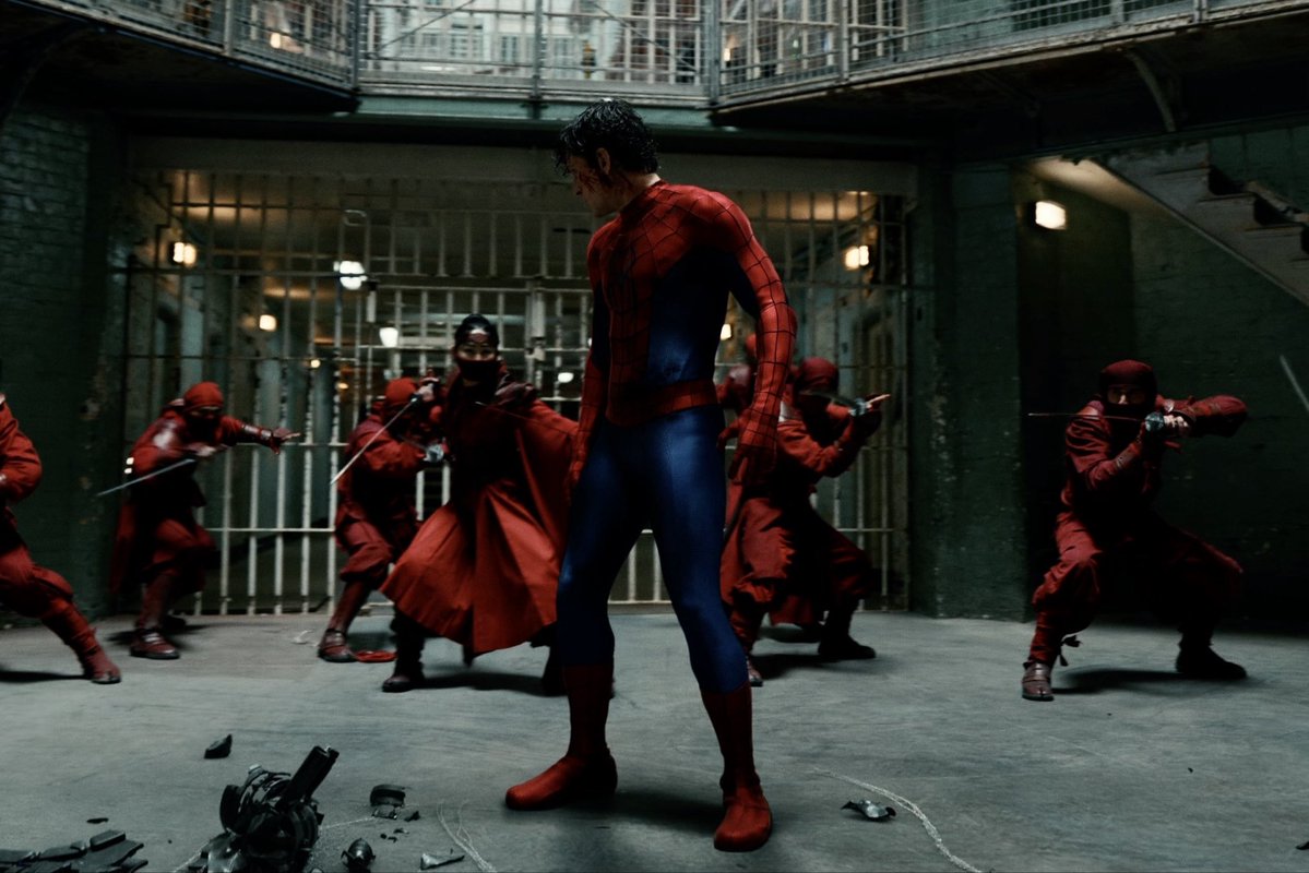 bomikadforce's tweet photo. This is genuinely one of the coolest shot in a Spider-Man movie EVER

THIS FIGHT WAS SO PEAK https://t.co/3ZBbX7rk4D
